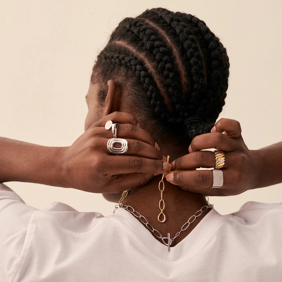 AGATHA FR Bague Large SOUL - Argenté 5 AGATHA FR Bague Large SOUL - Argenté – Image 3