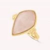 AGATHA FR Bague Fine MOON - Quartz Rose -Colliers Soldes Magasin 02280030 307 51 01