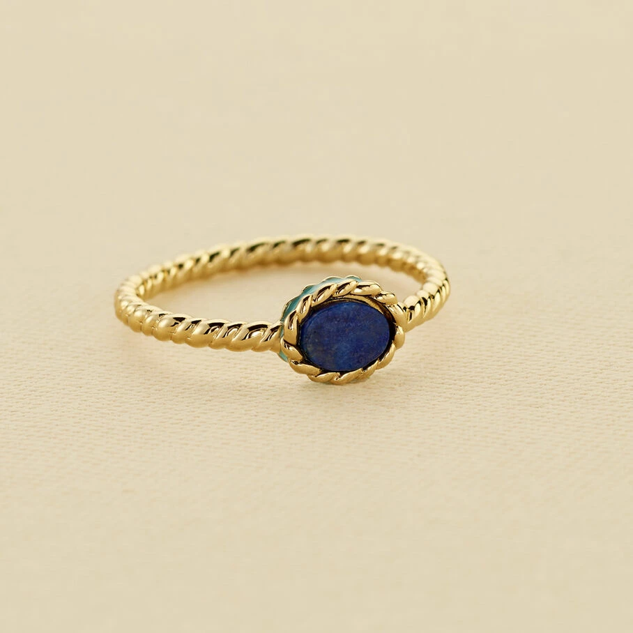 AGATHA FR Bague Fine ATMA - Lapis/ Bleu 3 AGATHA FR Bague Fine ATMA - Lapis/ Bleu