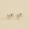 AGATHA FR Boucles D'oreilles Puces OURSE - Cristal / Argenté -Colliers Soldes Magasin 02320432 136 TU 01