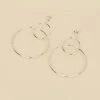 AGATHA FR Boucles D'oreilles Pendantes CASSINI - Argenté -Colliers Soldes Magasin 02320441 050 TU 01