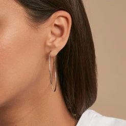 AGATHA FR Créoles CREOLA - Argenté -Colliers Soldes Magasin 02320538 050 TU M1