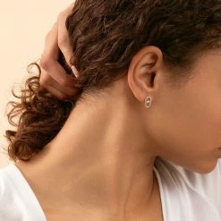 AGATHA FR Boucles D'oreilles Puces RONDOU - Cristal / Argenté -Colliers Soldes Magasin 02320691 136 TU M1