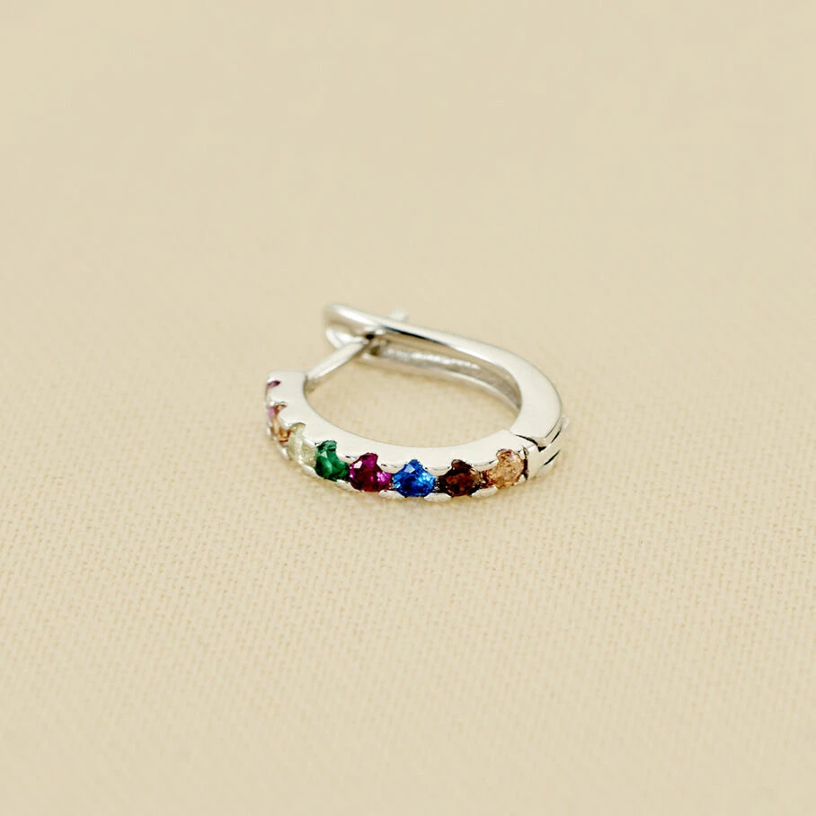 AGATHA FR Piercing Créole COLORFUL - Multicolore / Argenté 3 AGATHA FR Piercing Créole COLORFUL - Multicolore / Argenté