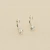 AGATHA FR Boucles D'oreilles Pendantes SOL - Cristal / Argenté