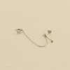 AGATHA FR Piercing Ear Cuff AMAS - Cristal / Argenté