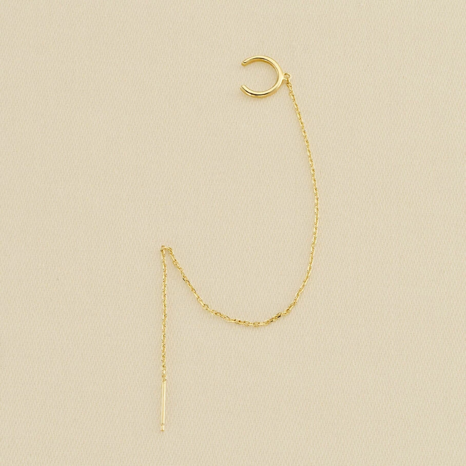 AGATHA FR Piercing Ear Cuff ROLLING - Doré 3 AGATHA FR Piercing Ear Cuff ROLLING - Doré