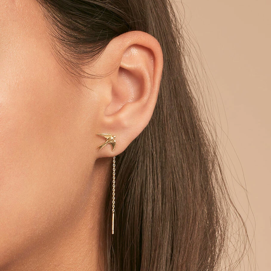 AGATHA FR Piercing Puce BIRDY - Doré 4 AGATHA FR Piercing Puce BIRDY - Doré – Image 2