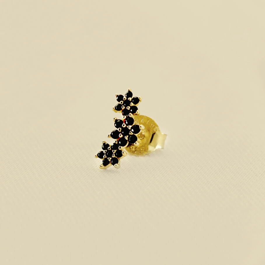 AGATHA FR Piercing Puce TRIOFLOR - Noir / Doré 3 AGATHA FR Piercing Puce TRIOFLOR - Noir / Doré