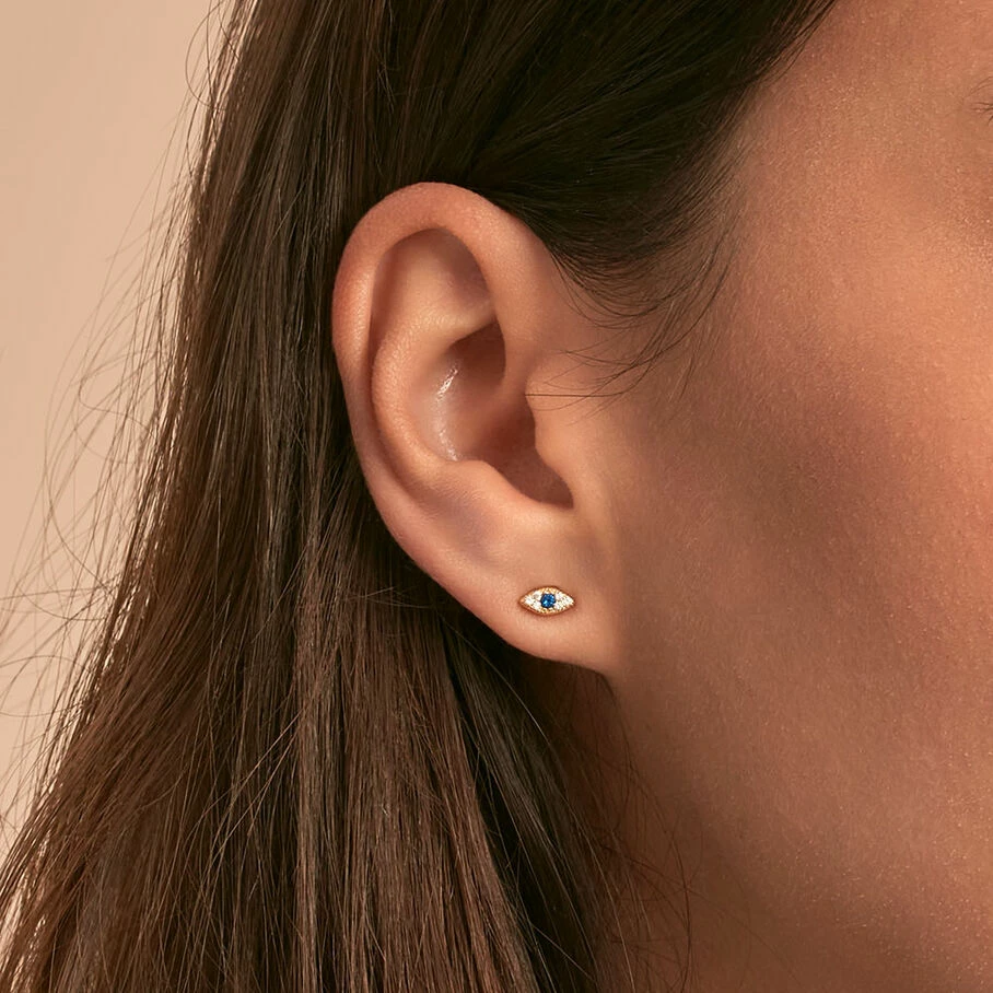 AGATHA FR Piercing Puce AZUL - Bleu / Doré 4 AGATHA FR Piercing Puce AZUL - Bleu / Doré – Image 2