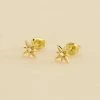 AGATHA FR Boucles D'oreilles Puces OURSE - Cristal / Doré -Colliers Soldes Magasin 02390114 137 TU 01