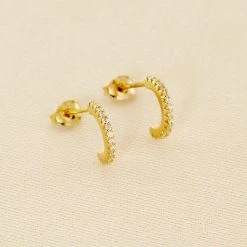 AGATHA FR Créoles MULTI - Cristal / Doré