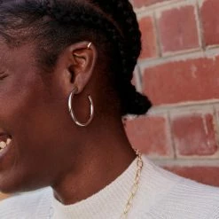 AGATHA FR Piercing Ear Cuff HOOK - Doré -Colliers Soldes Magasin 02390386 157 TU M2