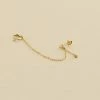 AGATHA FR Piercing Ear Cuff AMAS - Cristal / Doré -Colliers Soldes Magasin 02390397 137 TU 01