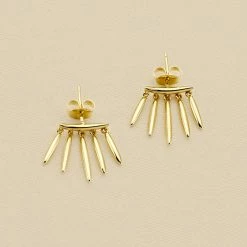 AGATHA FR Boucles D'oreilles Puces RADIEUX - Doré