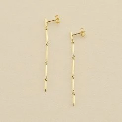 AGATHA FR Boucles D'oreilles Pendantes RADIEUX - Doré