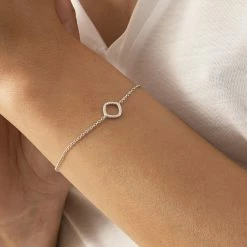 AGATHA FR Bracelet Souple SISSI - Cristal / Argenté -Colliers Soldes Magasin 02420588 136 TU M1