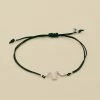 AGATHA FR Bracelet Cordon SNAKY - Cristal / Noir -Colliers Soldes Magasin 02420676 142 TU 01