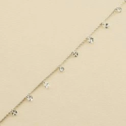 AGATHA FR Bracelet Souple PETILLE - Cristal / Argenté