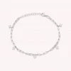 AGATHA FR Bracelet Souple HERA - Cristal / Argenté -Colliers Soldes Magasin 02420725 136 TU 01