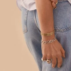 AGATHA FR Bracelet Souple HARMONIE - Argenté 7 AGATHA FR Bracelet Souple HARMONIE - Argenté -Colliers Soldes Magasin 02420729 050 TU M2