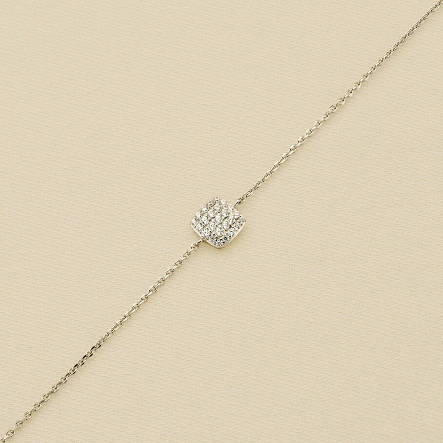 AGATHA FR Bracelet Souple GLORIA - Cristal / Argenté 3 AGATHA FR Bracelet Souple GLORIA - Cristal / Argenté