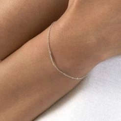 AGATHA FR Bracelet Souple RADIEUX - Argenté -Colliers Soldes Magasin 02420751 050 TU M1