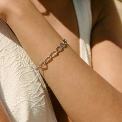 AGATHA FR Bracelet Souple ARGENT - Argenté -Colliers Soldes Magasin 02420763 050 TU M2