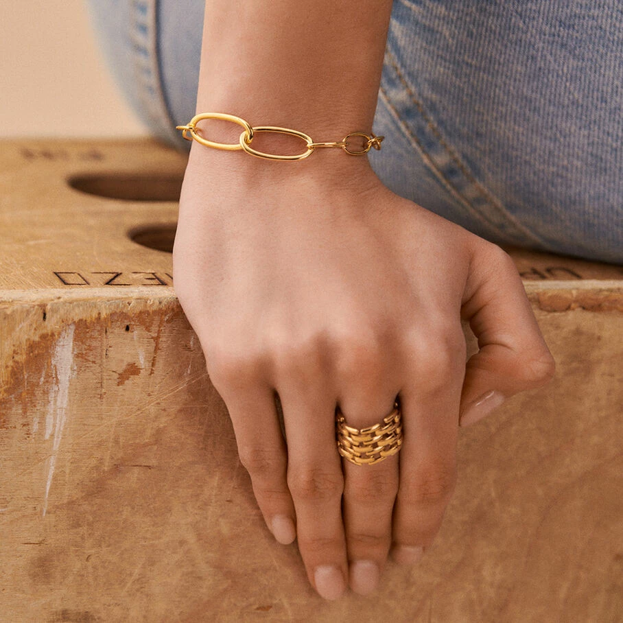 AGATHA FR Bracelet Souple CHAIN - Doré 4 AGATHA FR Bracelet Souple CHAIN - Doré – Image 2