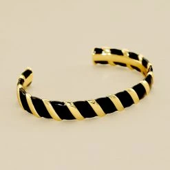 AGATHA FR Jonc SESHA - Noir / Doré