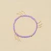 AGATHA FR Bracelet Souple RODEO - Mauve / Doré -Colliers Soldes Magasin 02480282 405 TU 01
