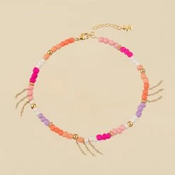 AGATHA FR Chaîne De Cheville RODEO - Multicolore / Doré