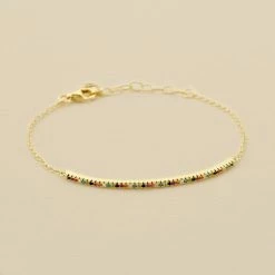 AGATHA FR Bracelet Souple RAINBOW - Multicolore / Doré