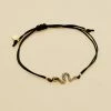 AGATHA FR Bracelet Cordon SNAKY - Doré / Noir -Colliers Soldes Magasin 02490035 777 TU 01
