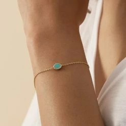 AGATHA FR Bracelet Souple ATMA - Lapis/ Bleu -Colliers Soldes Magasin 02490079 857 TU M1