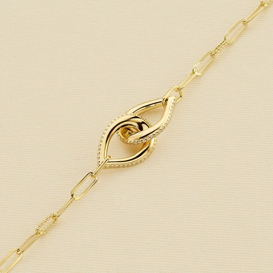 AGATHA FR Bracelet Souple GEMINI - Cristal / Doré 3 AGATHA FR Bracelet Souple GEMINI - Cristal / Doré