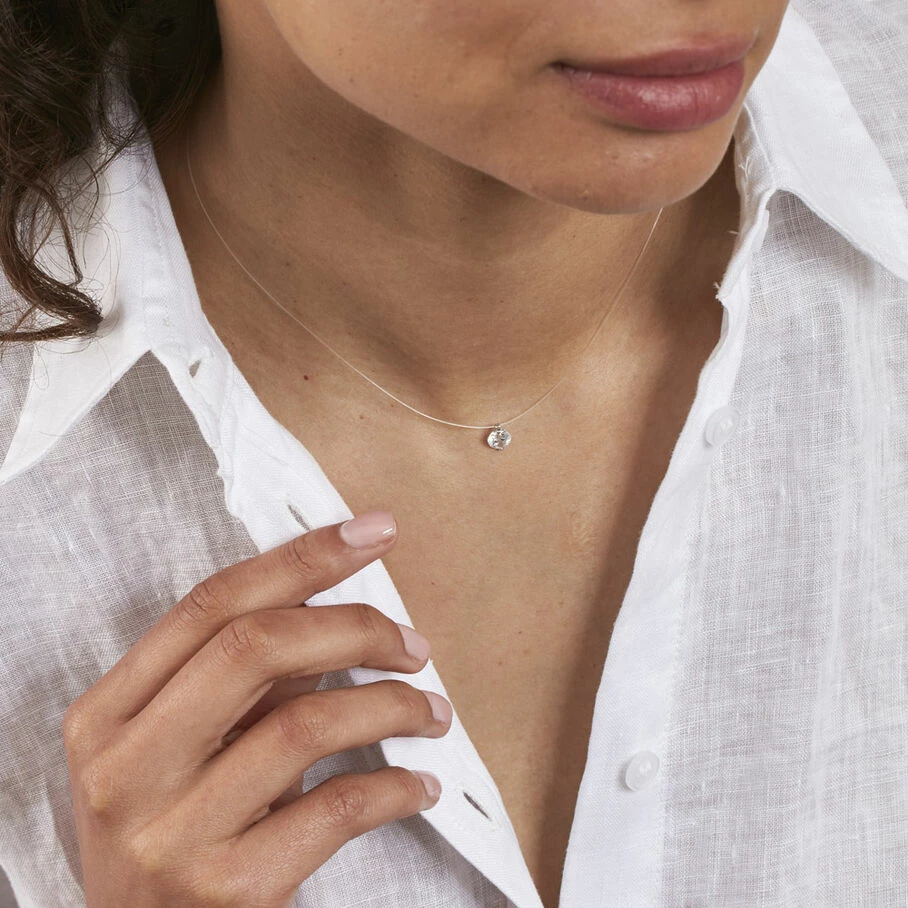 AGATHA FR Collier Ras Du Cou FILMAGIQ - Cristal / Argenté 4 AGATHA FR Collier Ras Du Cou FILMAGIQ - Cristal / Argenté – Image 2