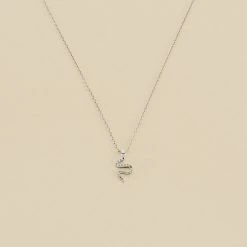 AGATHA FR Collier Ras Du Cou SNAKY - Cristal / Argenté