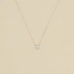 AGATHA FR Collier Ras Du Cou BELOVED - Cristal / Argenté