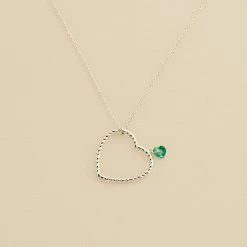 AGATHA FR Collier Mi-long BEGUIN - Vert / Argenté