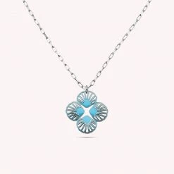 AGATHA FR Sautoir COQUIPOP - Bleu / Argenté