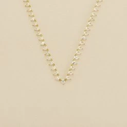 AGATHA FR Collier Ras Du Cou OLIMPIA - Cristal / Doré
