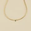 AGATHA FR Collier Ras Du Cou NEITH - Vert / Doré -Colliers Soldes Magasin 02680957 658 TU 01