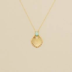 AGATHA FR Collier Mi-long ARLEQUIN - Amazonite