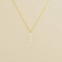 AGATHA FR Collier Ras Du Cou PETILLE - Cristal / Doré