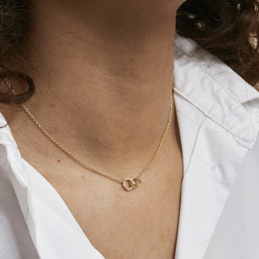 AGATHA FR Collier Ras Du Cou RONDOU - Cristal / Doré 4 AGATHA FR Collier Ras Du Cou RONDOU - Cristal / Doré – Image 2