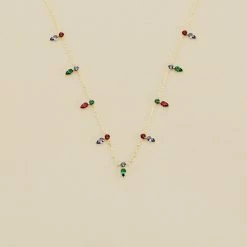 AGATHA FR Collier Ras Du Cou ASTRE - Multicolore / Doré