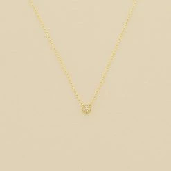 AGATHA FR Collier Ras Du Cou BELOVED - Cristal / Doré