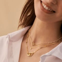 AGATHA FR Collier Ras Du Cou BELOVED - Cristal / Doré 7 AGATHA FR Collier Ras Du Cou BELOVED - Cristal / Doré -Colliers Soldes Magasin 02690126 137 TU M2