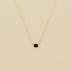 AGATHA FR Collier Ras Du Cou ATMA - Lapis/ Bleu